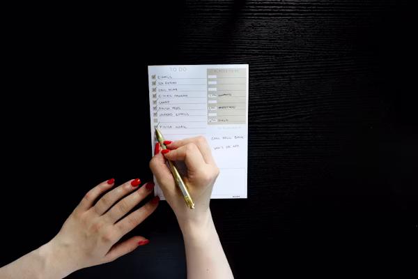 Woman with Checklist